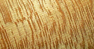 Example of finished quarter-sawn Sycamore