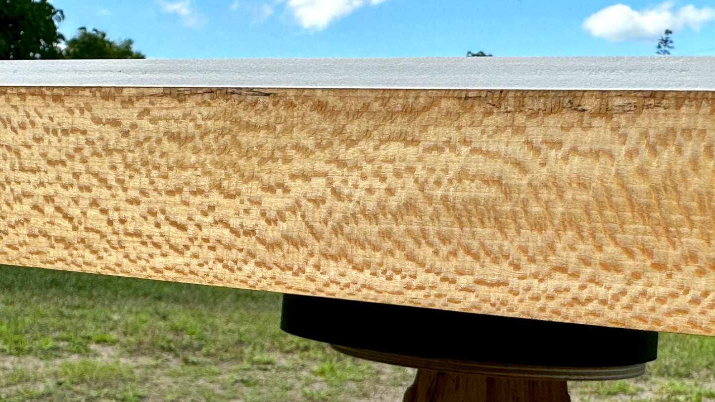 Quartersawn Sycamore and Baltic Birch 12" x 24" Hardwood Cradled Substrate