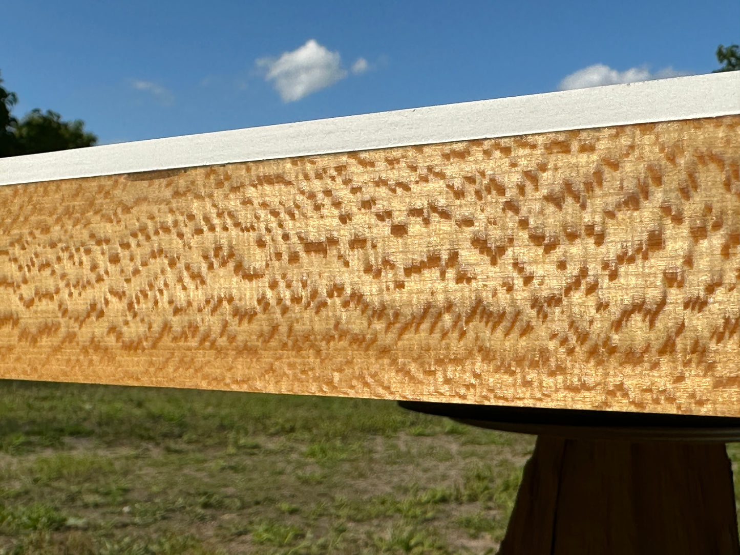 Quartersawn Sycamore and Baltic Birch 12" x 24" Hardwood Cradled Substrate